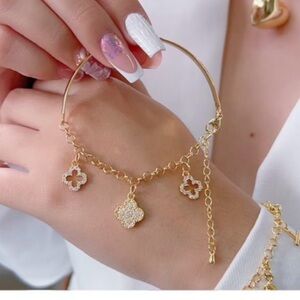Elegant Gold Charm Bracelet